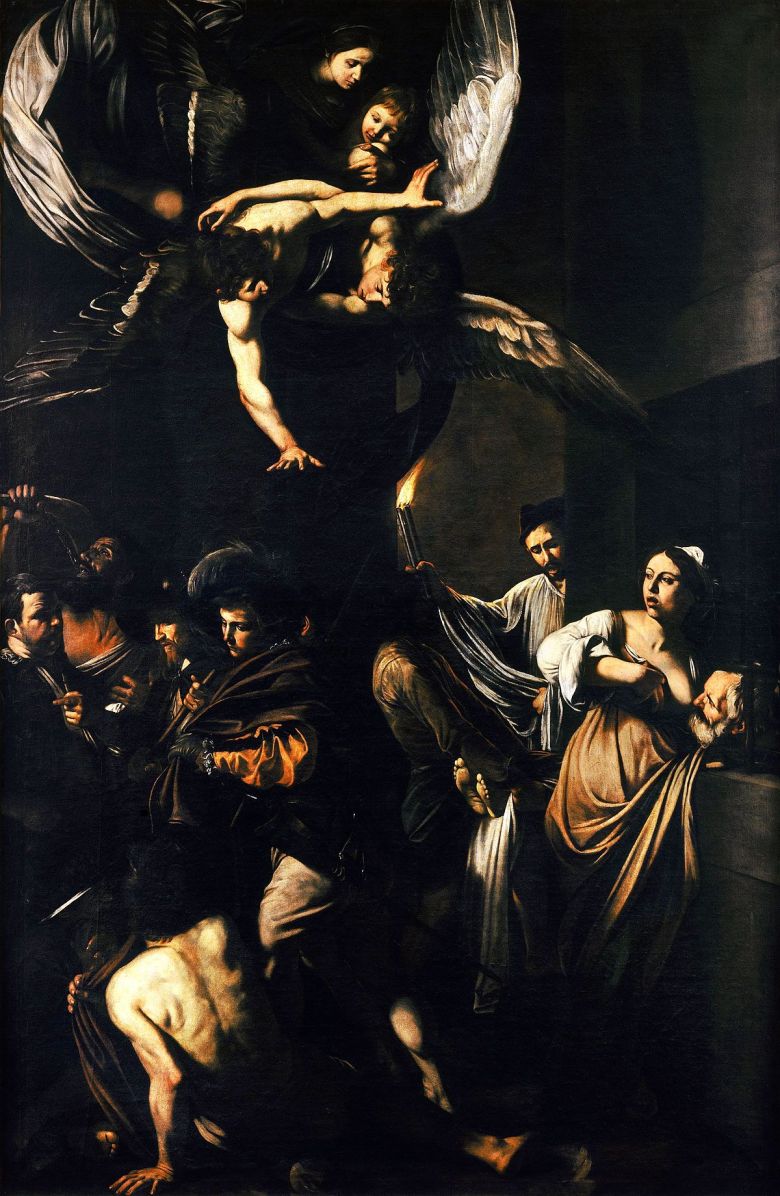 1200px-Caravaggio_-_Sette_opere_di_Misericordia_(1607,_Naples)