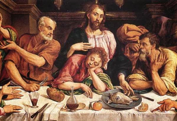 Gesù agnello cena